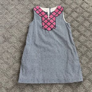 Vineyard Vines Pink and Blue Kids Dress